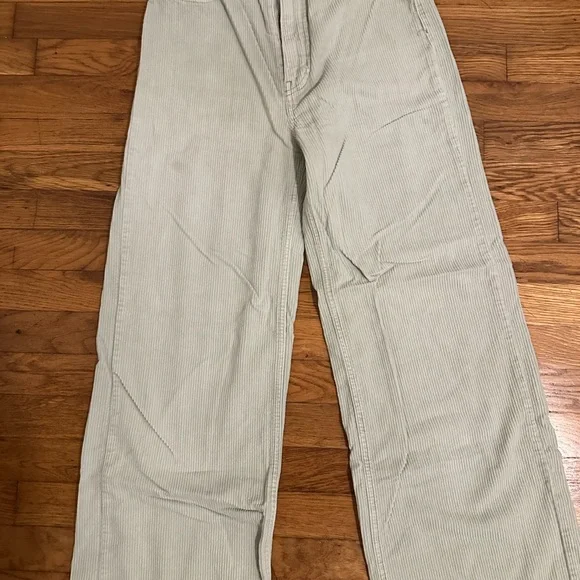 Women’s Corduroy Pants - Mint green - Picture 1 of 3